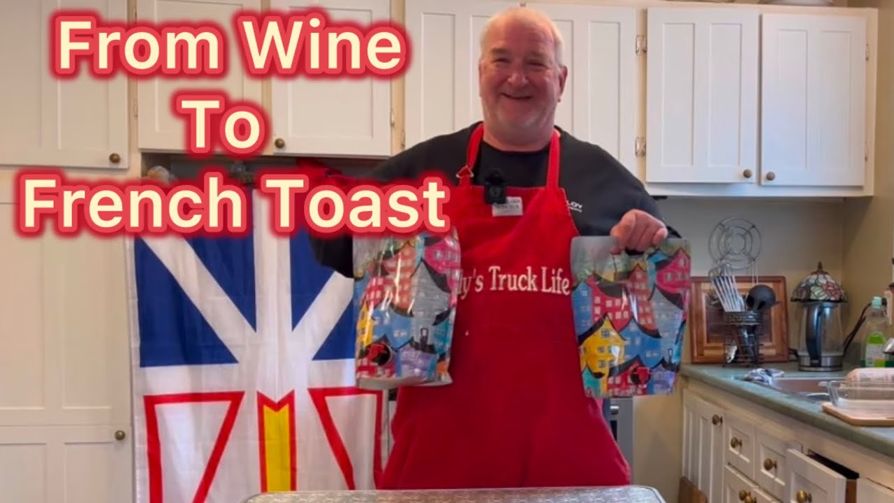 Traditional French Toast Bologna Sandwich + Wine Pickup.