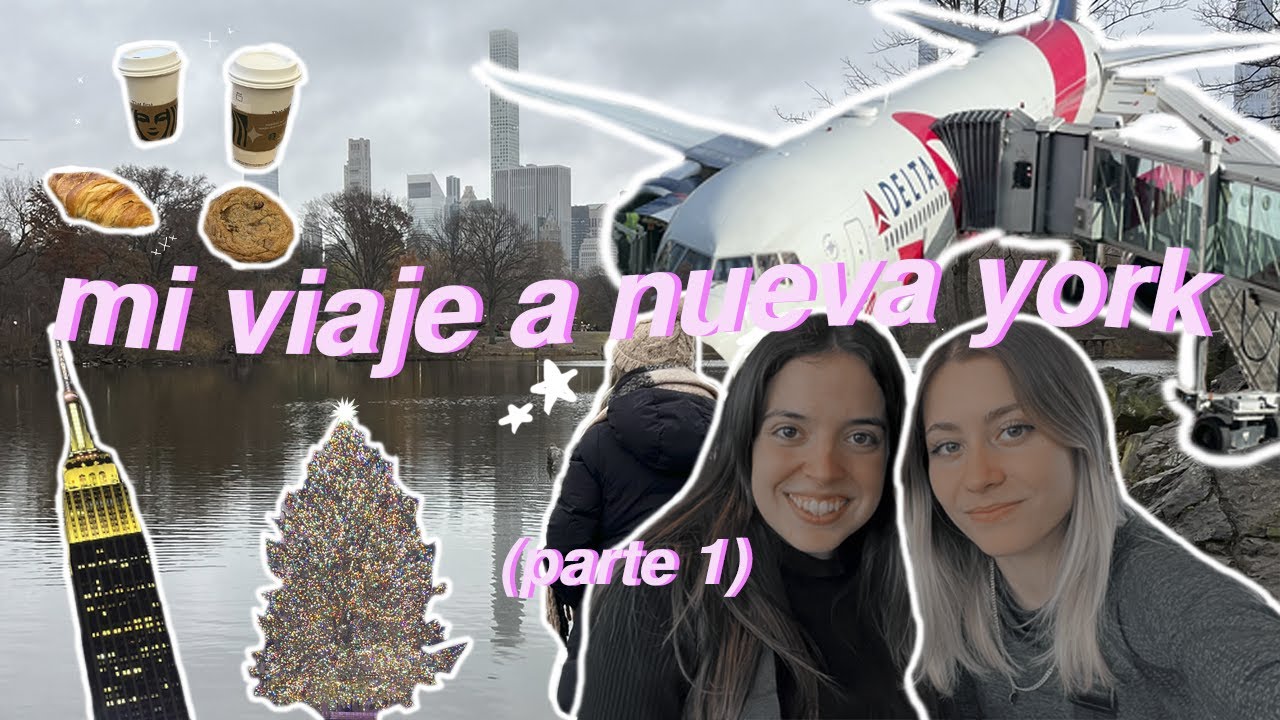 MI PRIMER VLOG | Primeros días en NUEVA YORK en NAVIDAD | LLEGADA y CENTRAL PARK