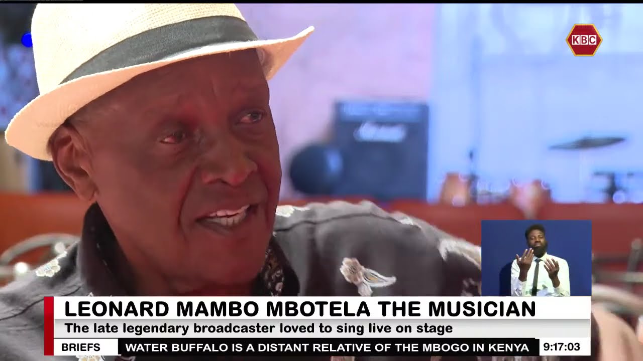 Leonard Mambo Mbotela the Musician: The legendary broadcaster used the stage name Ibrahim Juma