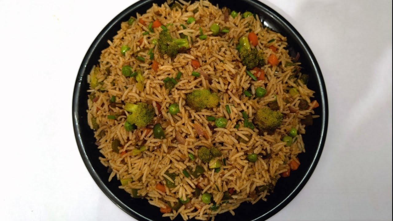 Easy & Tasty Lunch Box Recipe / Broccoli Fried Rice / Veg Fried Rice/ Vegetable Fried Rice