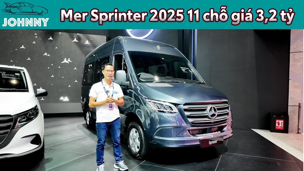 Откройте для себя Mercedes Sprinter 2025 — 11 мест по цене E300 AMG. Совершенно новый.