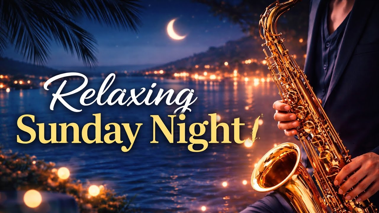 Relaxing Sax for Sunday Night 🌙 Calm Instrumental Music