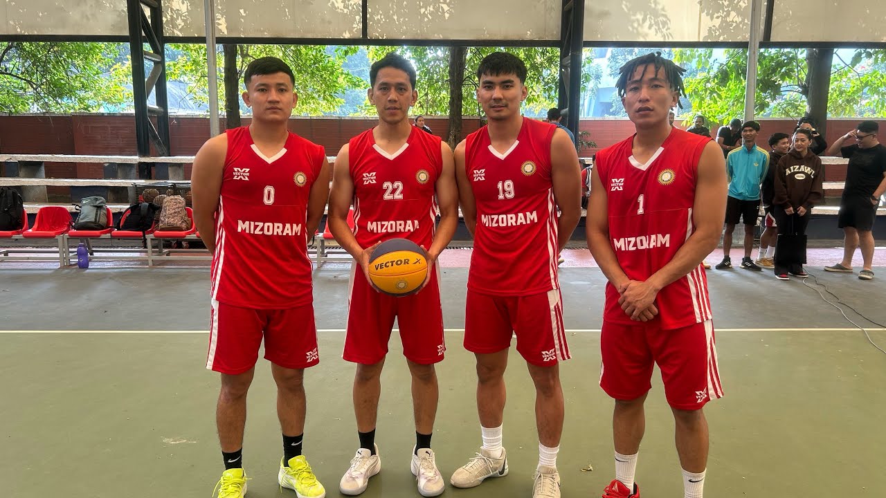 Mizoram 🏀 Team,3X3 Senior Nationals @Bengaluru  #Mizoram #mizo #sports #basketball  #3x3basketball