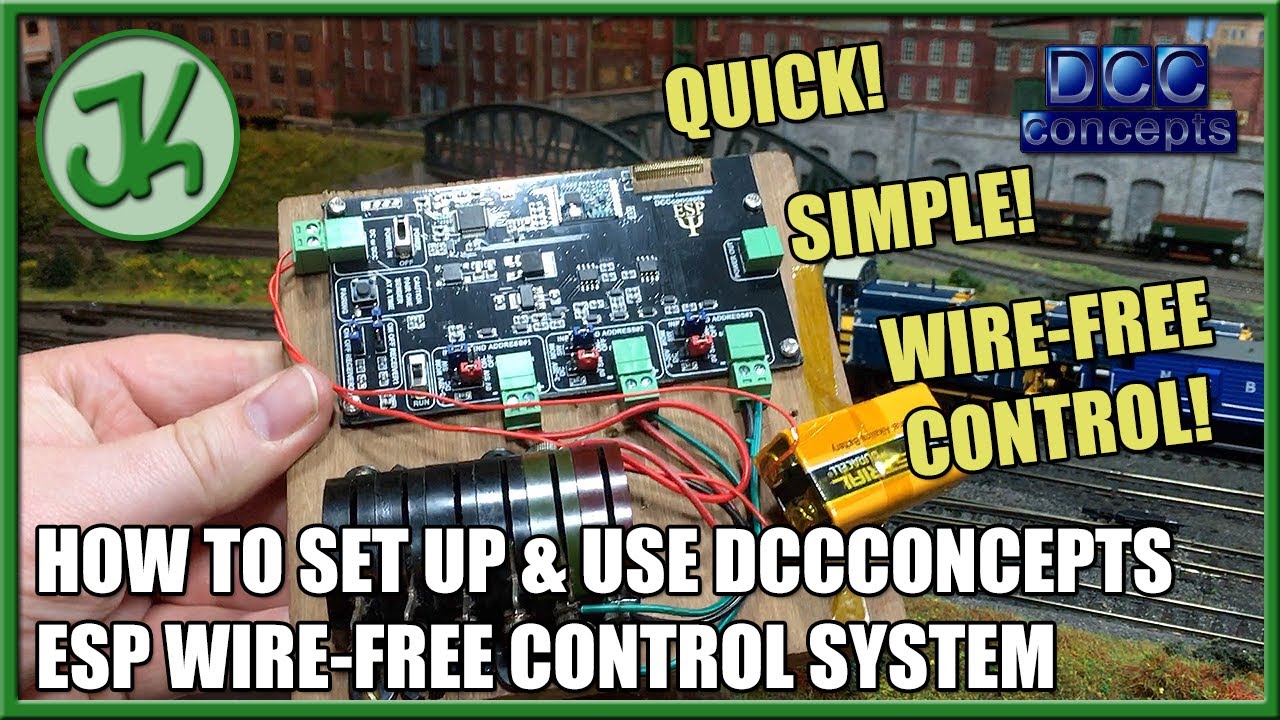 DCC Wire Free? | Система управления ESP DCCConcepts Wire Free