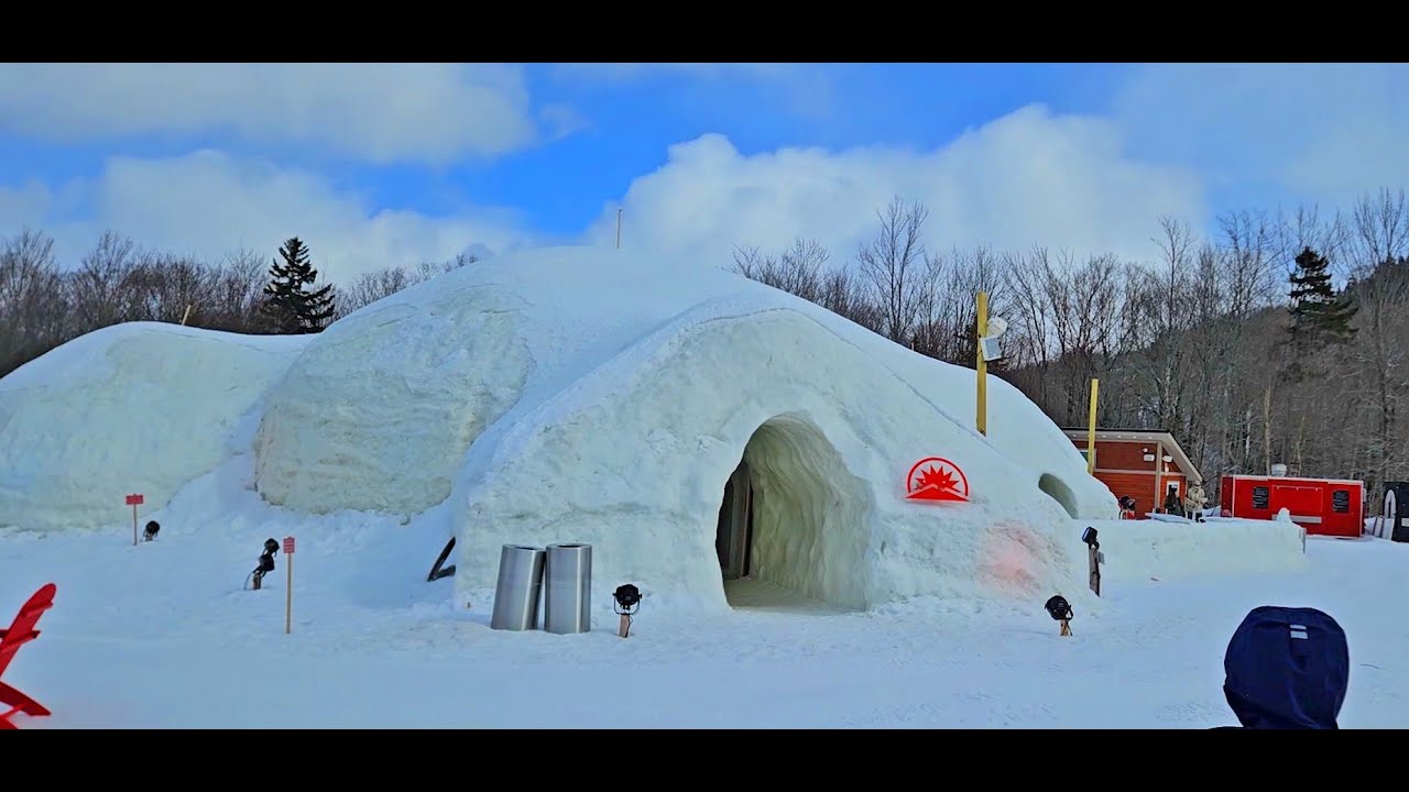 The IGLU at Sunday River. New England's Only Slopeside Igloo. Ice Bar. Apr&egrave;s Experience at the IGLU