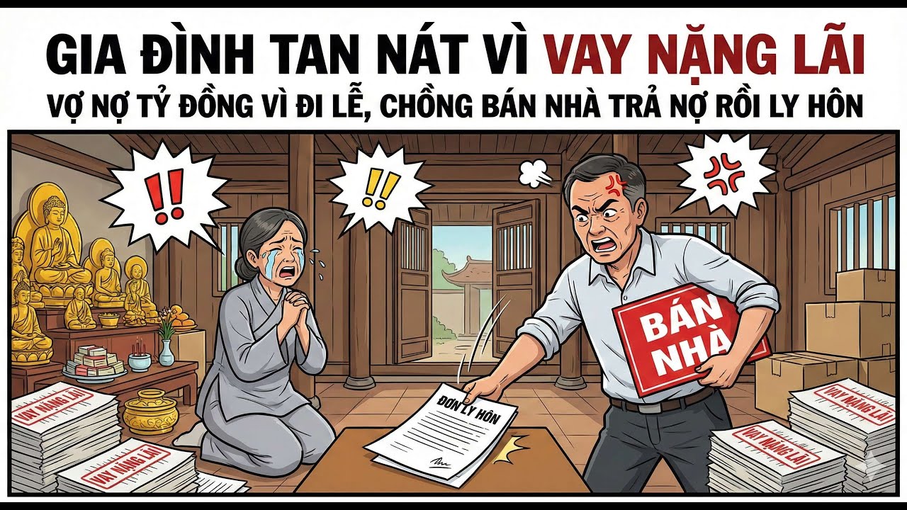 Vợ Vay Nặng Lãi Đi Lễ Chùa, Chồng Quyết Định Ly Hôn Và Sự Thật Đằng Sau