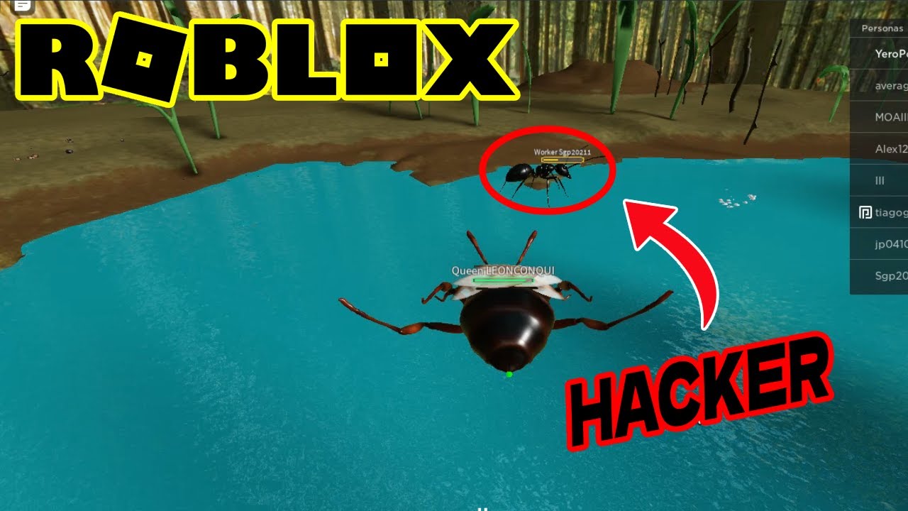 Worker HACKER Vs Alate Yerito Poe | Hormiga Hacker en ANTS LIFE beta testing ROBLOX