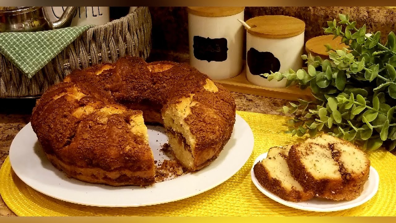 Honey Bun Cake with homemade Sour cream #الجزائر #المغرب #امريكا