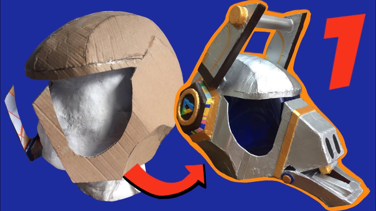 DIY: Make Fortnite Dj Yonder Helmet part 1, free templates
