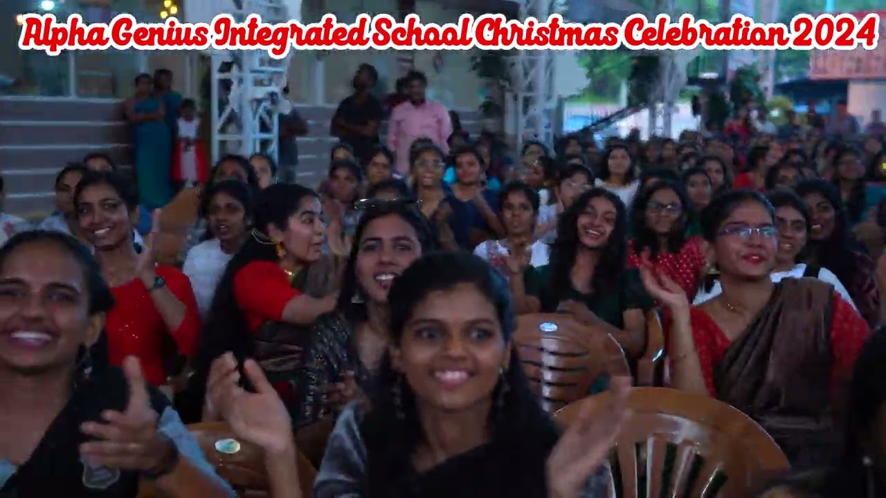 Christmas 2024 celebration | Dance program of Alpha Genius integrated school students | Xmas dance
