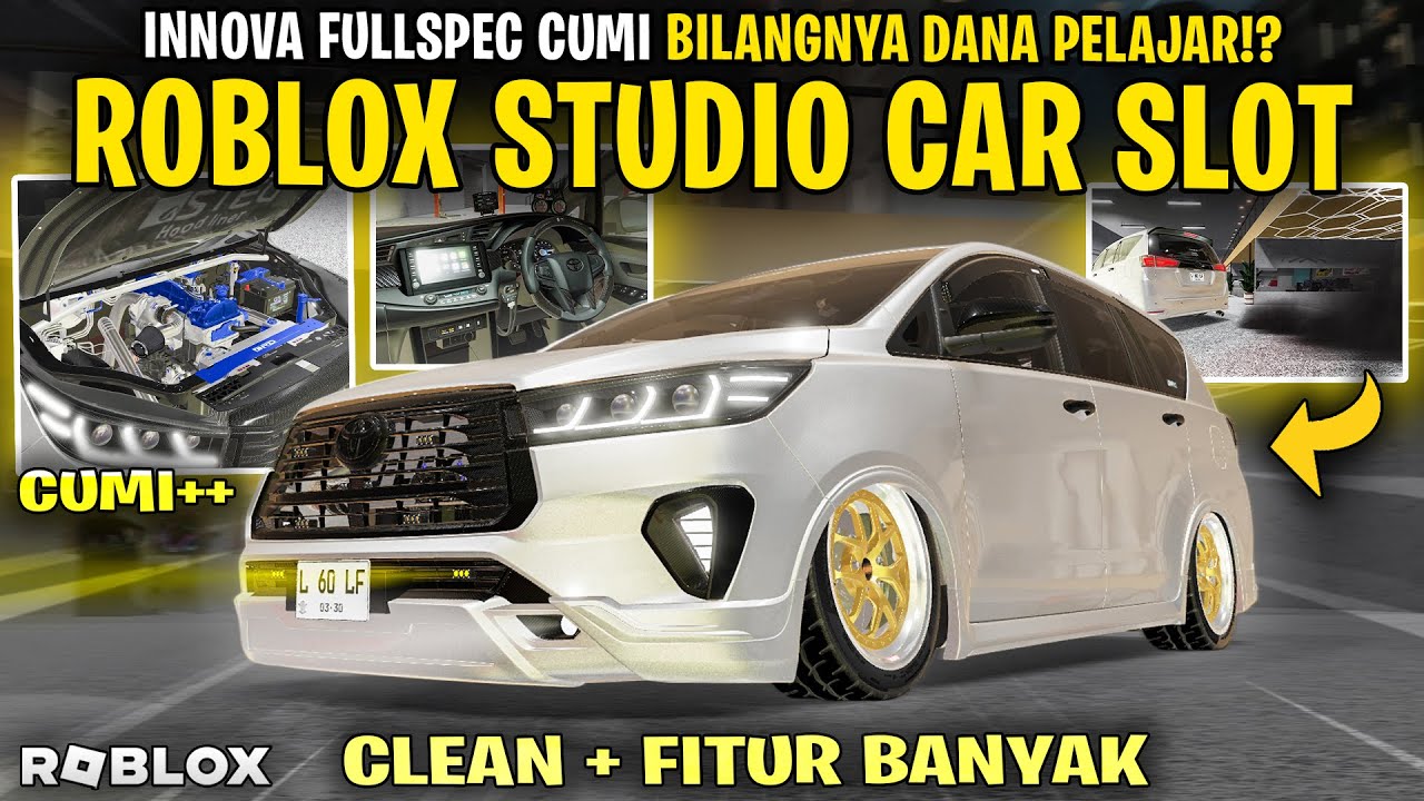 REVIEW INNOVA TUNED FULLSPEC CUMI PROJECT SLOT CAR CLEAN POL ! DANA PELAJAR - Roblox Studio Slot Car