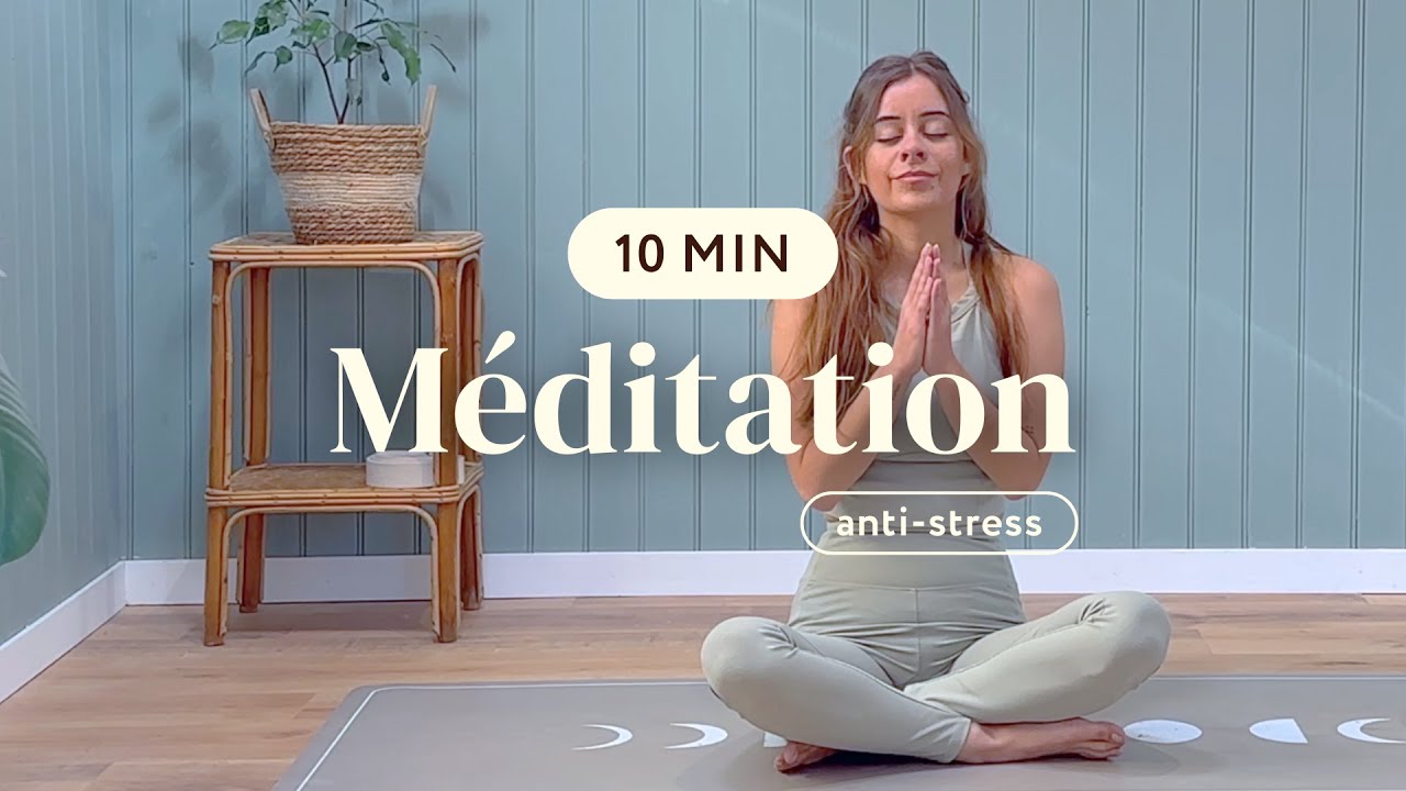 Méditation anti stress 10 min 🎙️ | Relaxation guidée pour lâcher prise et apaiser les tensions 🎧