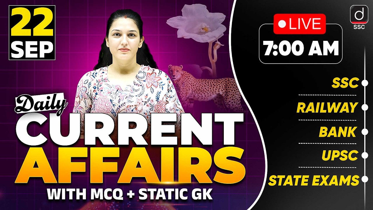 Current Affairs Today | 22 September 2026 Current Affairs | Daily Current Affairs | by Namu Ma'am