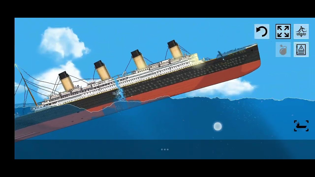 Эксперимент Титаника и Британика в игре floating sandbox