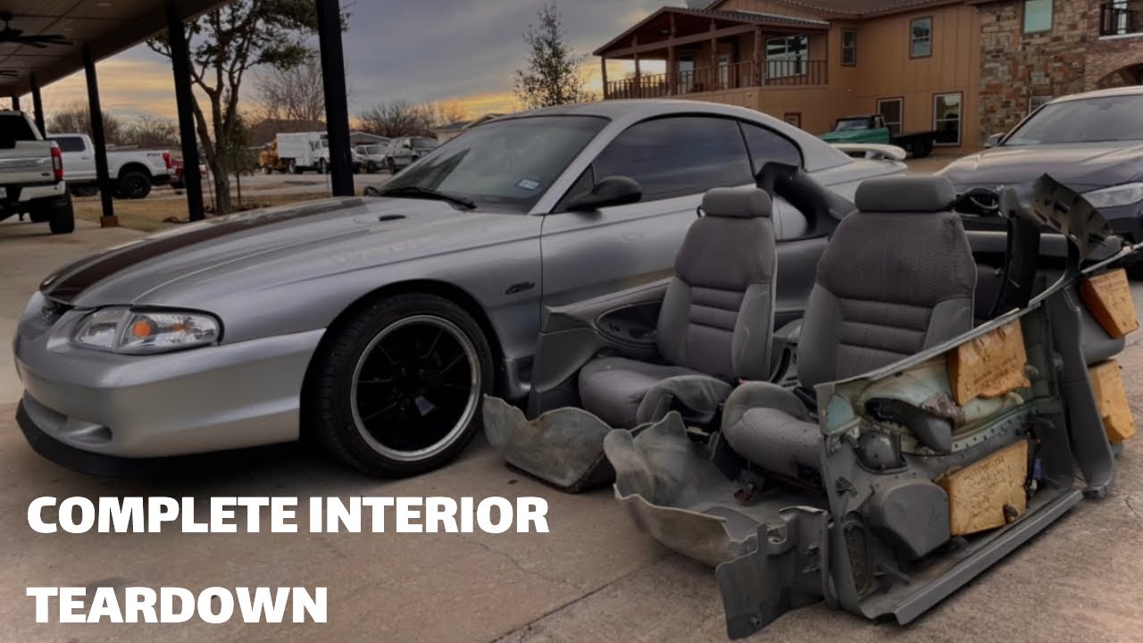 Project Pony Ep:12 Complete Interior Teardown (1998 Mustang GT)