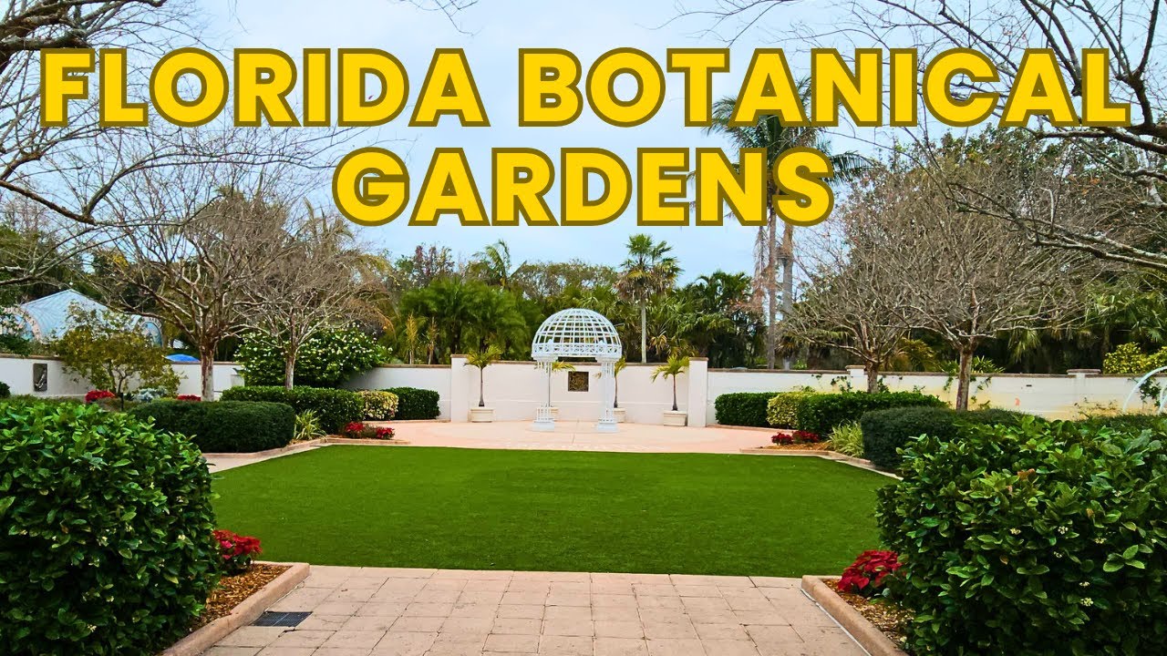 Florida Botanical Gardens Largo Florida Full Tour