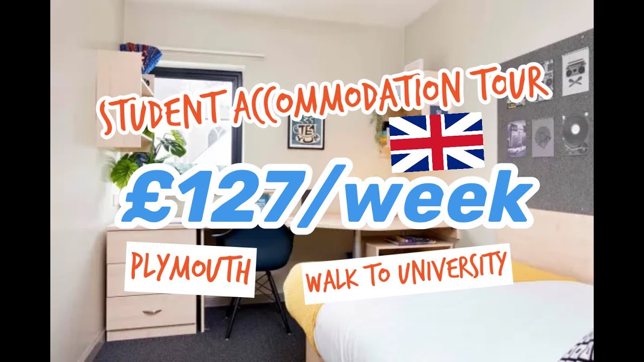 A cheap student accommodation 11-min walk to University of Plymouth - St. Thomas Court [Room Tour]