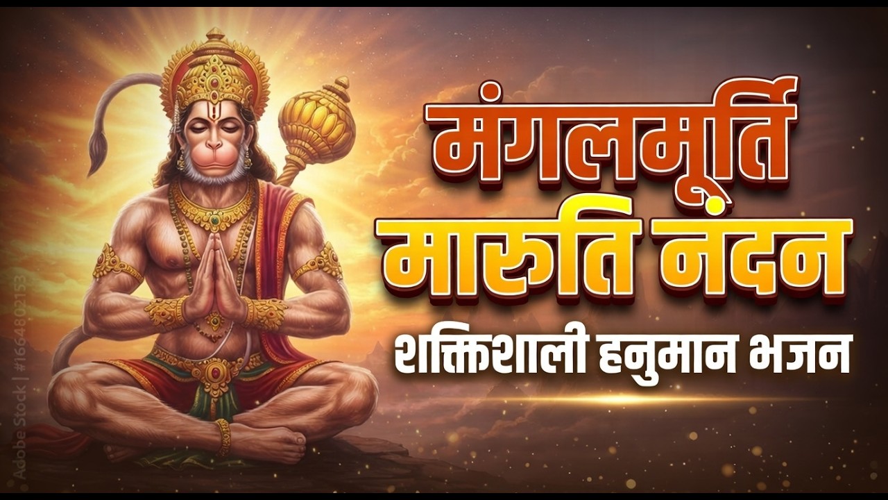 मंगलमूर्ति मारुति नंदन | शक्तिशाली हनुमान भजन | Jai Bajrangbali 🙏