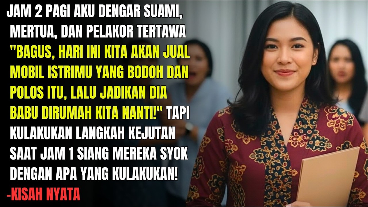 Suami dan Mertua Ingin Jual Mobilku Demi Gundik, Tapi Mereka Tak Tahu Rencanaku Sebenarnya....
