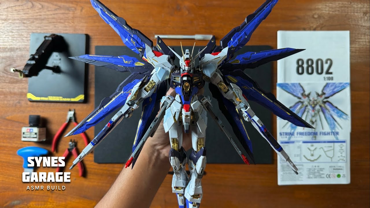 Metal Build Strike Freedom Gundam ver Soul Blue 1/100 | ASMR BUILD | Daban Model | Gundam Seed