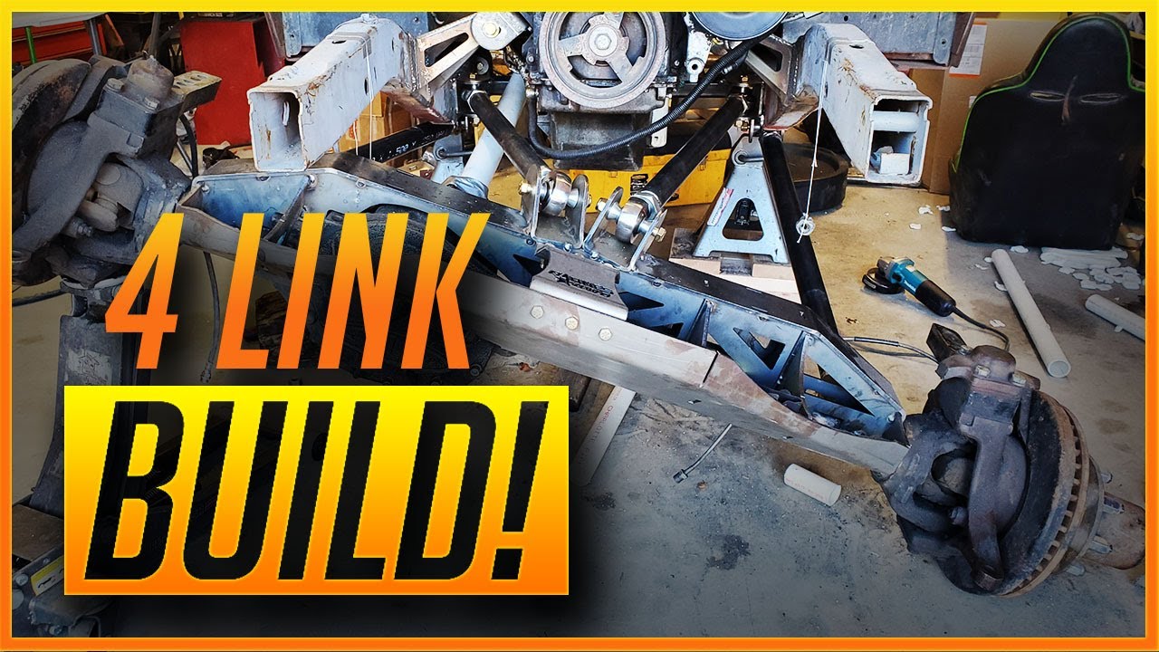 CJ7 Rock Crawler Front Triangulated 4 Link Suspension Build
