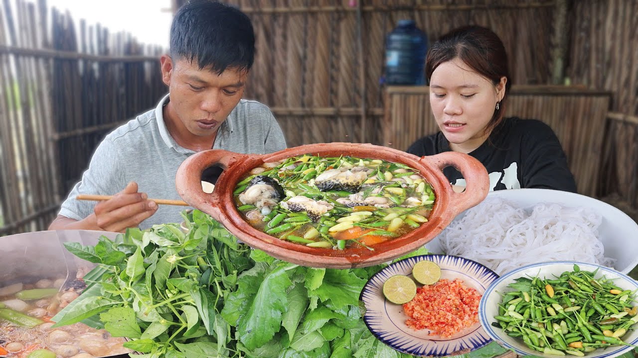 Làm Nồi Lẩu Ếch Ớt Hiểm Cực Ngon Đậm Chất Quê Nhà | VTNam Vlog
