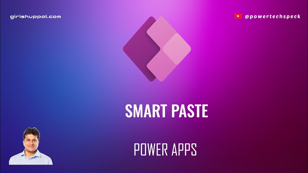 How to use Smart Paste in Power Apps (model driven apps)?