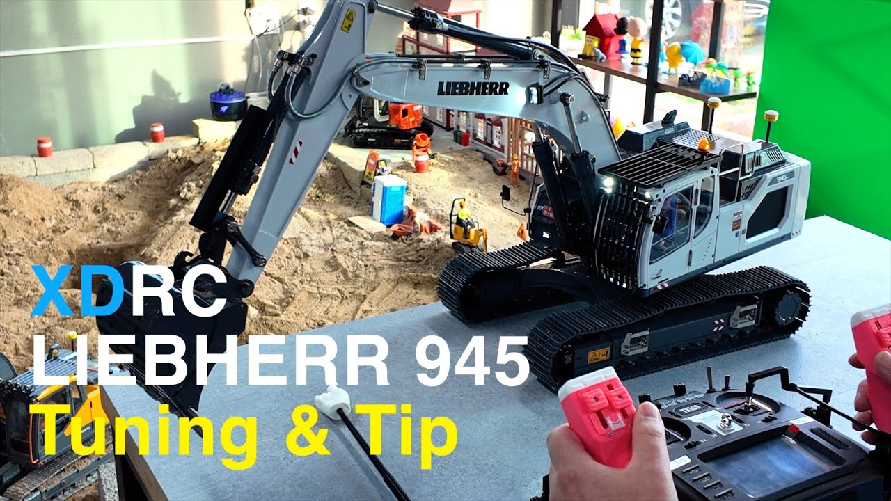 Неделя с экскаватором XDRC Liebherr945! Tuning & tip ~ #LIEBHERR945 #xd945