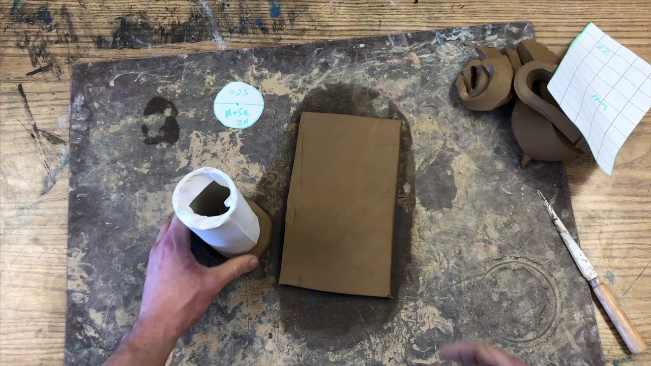 HOW TO MAKE A CLAY SLAB CYLINDER
