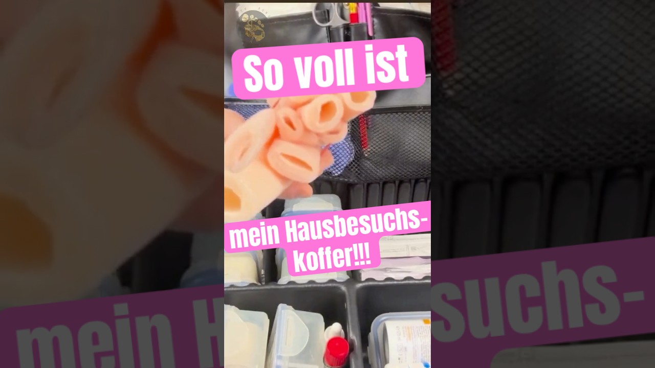 So packe ich meinen Fu&szlig;pflege-Koffer f&uuml;r #Hausbesuche 💜👣 #fu&szlig;pflege #EinfachRundUmDenFu&szlig;