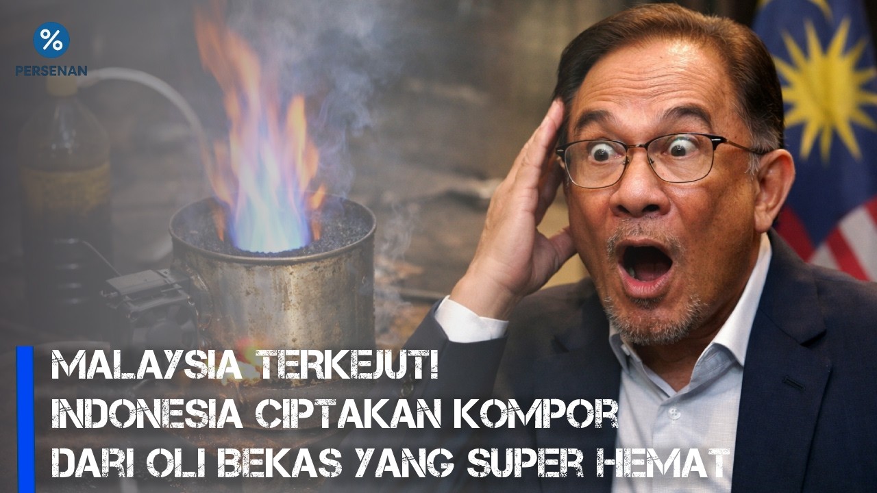 Mengejutkan! Kompor Oli Bekas dari Indonesia Bikin Malaysia Melongo