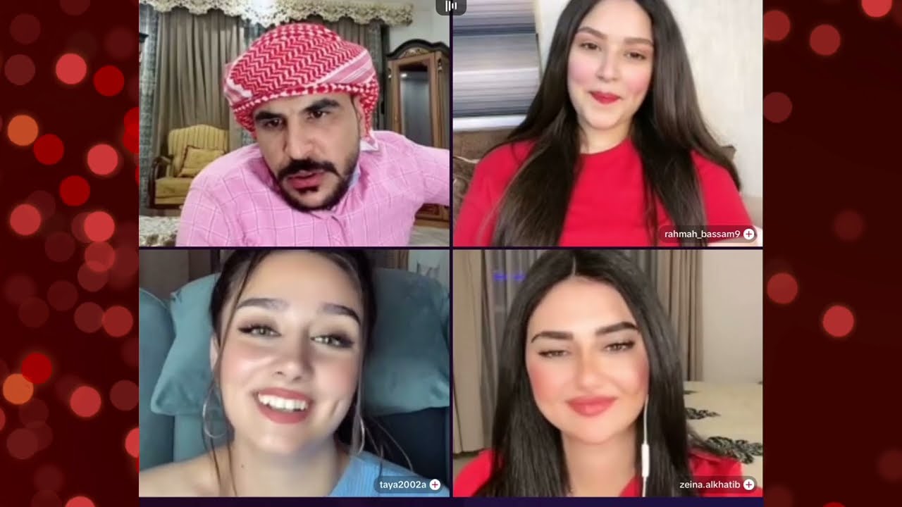 حسام الامير/ 94 /  حسحس / رحمة / زينة / تايا / لابسين احمر هههههه
