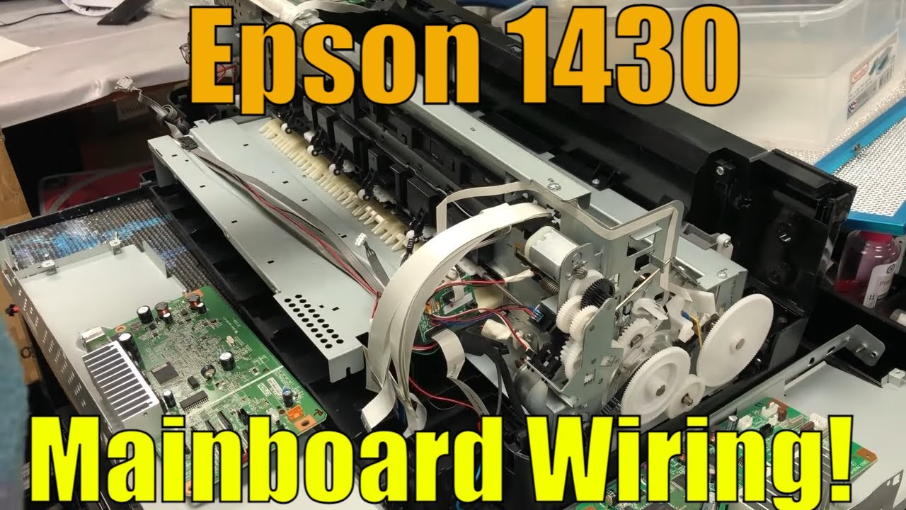 Провода материнской платы и кабели FFC для Epson Artisan 1430 — как подключить