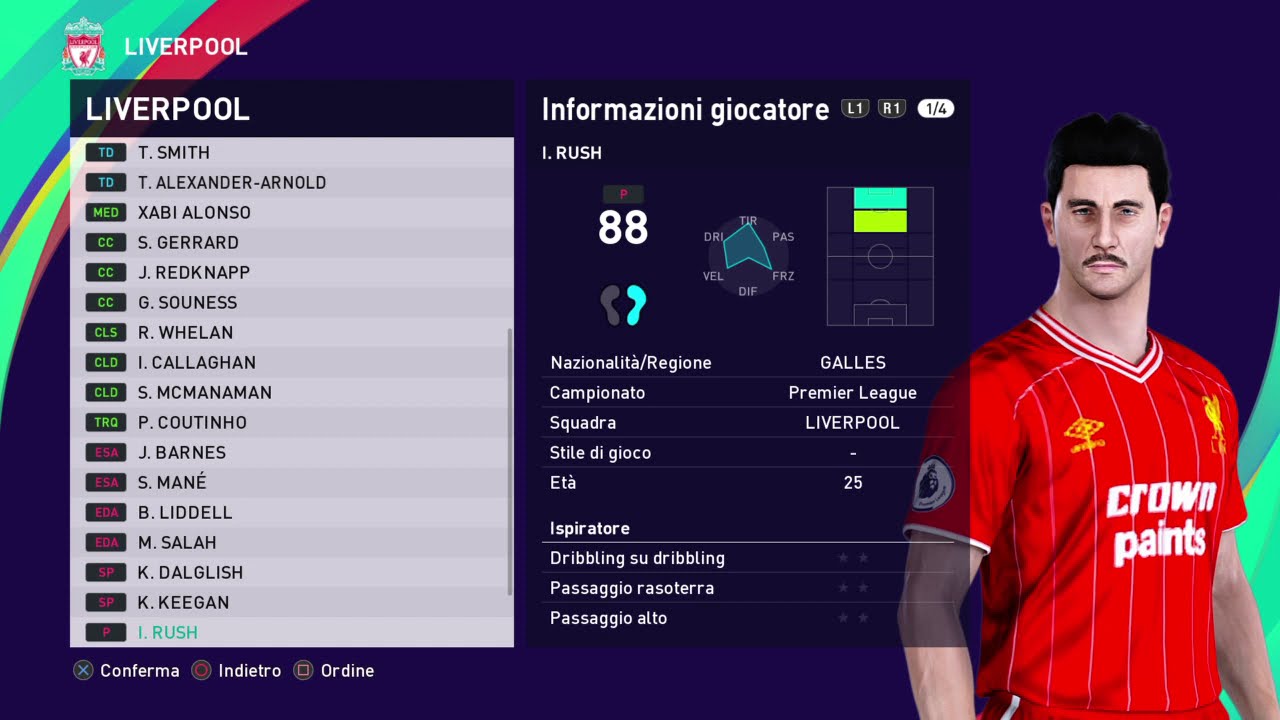 eFootball PES 2021- LIVERPOOL CLASSIC - MASTER LEAGUE PROJECT BY THE DEX - PREMIER LEAGUE