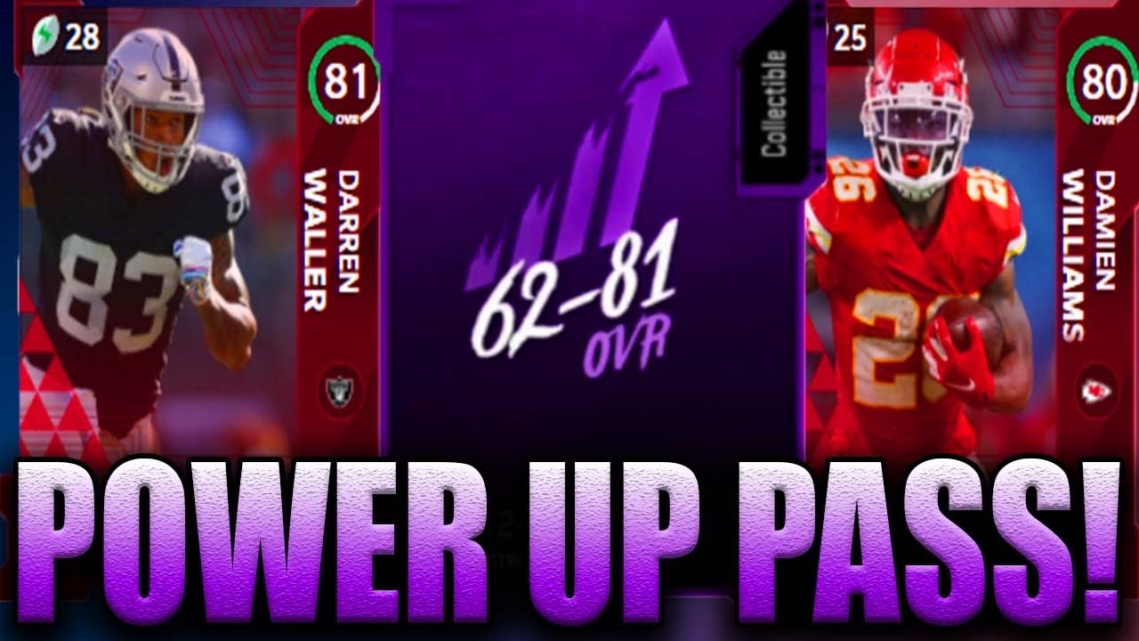The Best Players To Use 62-81 Power Up Pass On In Madden 21! Madden 21 Ultimate Team