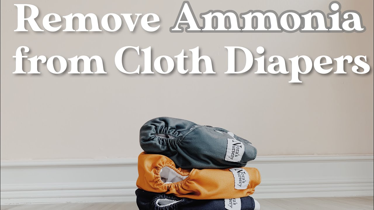 HOW TO REMOVE AMMONIA FROM CLOTH DIAPERS | Easy Way To Remove Ammonia Using Oxiclean