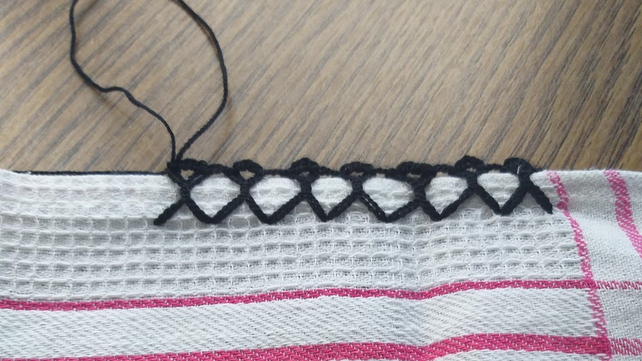 💮KENAR SÜSLEMESİ💮 kolay ve zarif