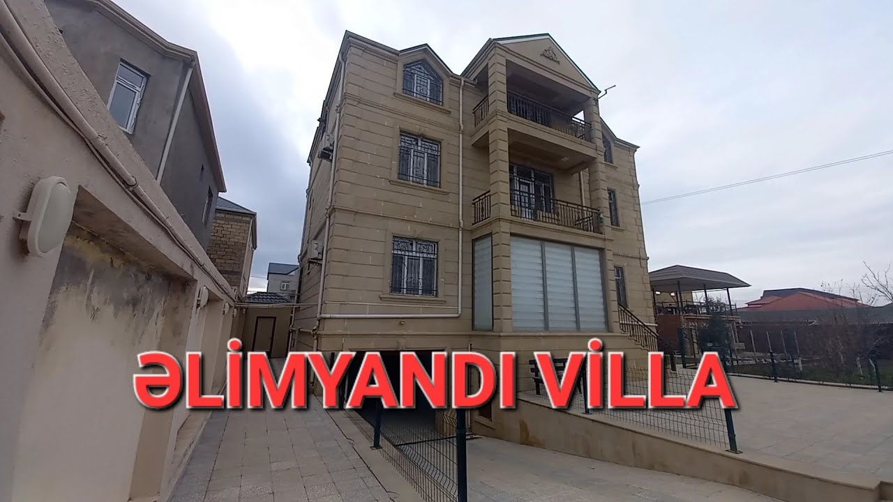📌MASAZIRDA ƏLİMYANDI 10 SOTDA 4 MERTEBE 7 OTAQLI KUPCALI VİLLA