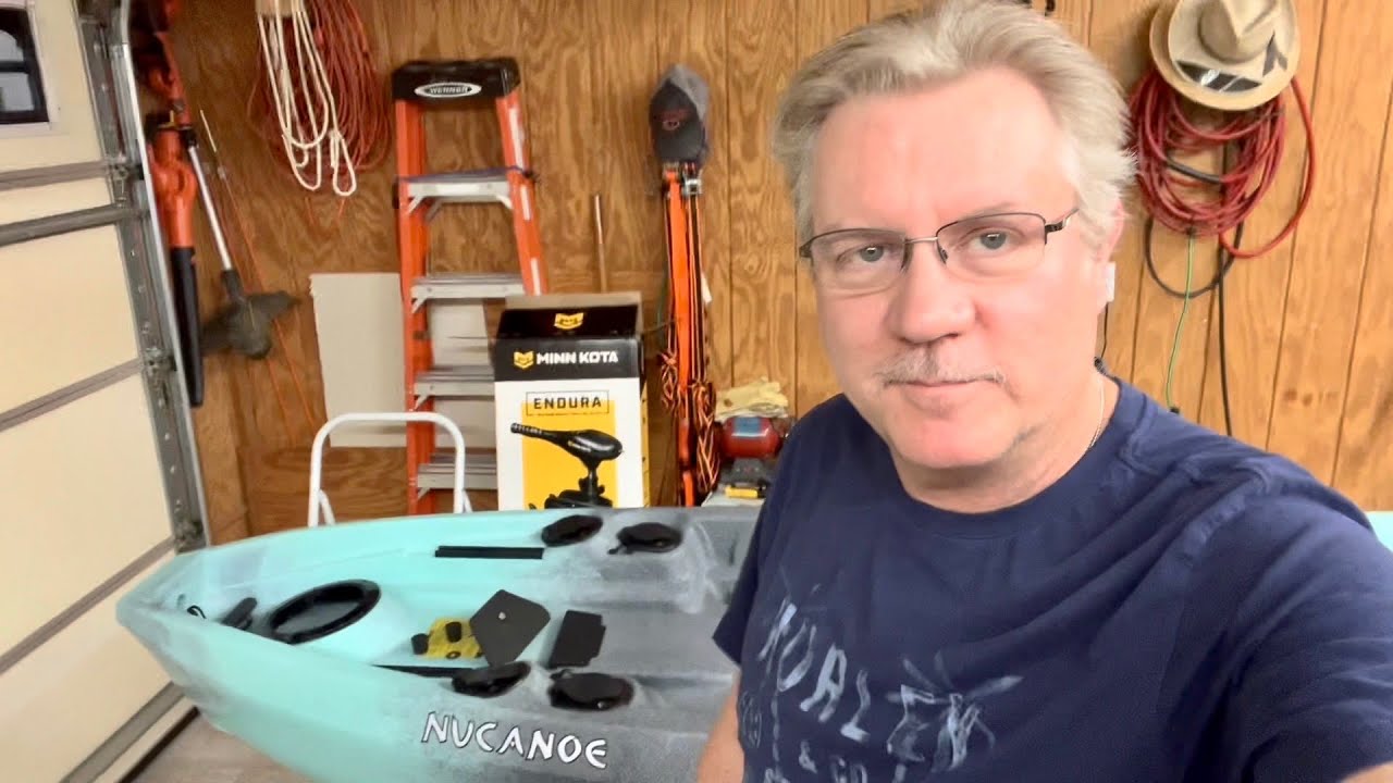 Nucanoe Flint, Minn Kota trolling motor and battery install