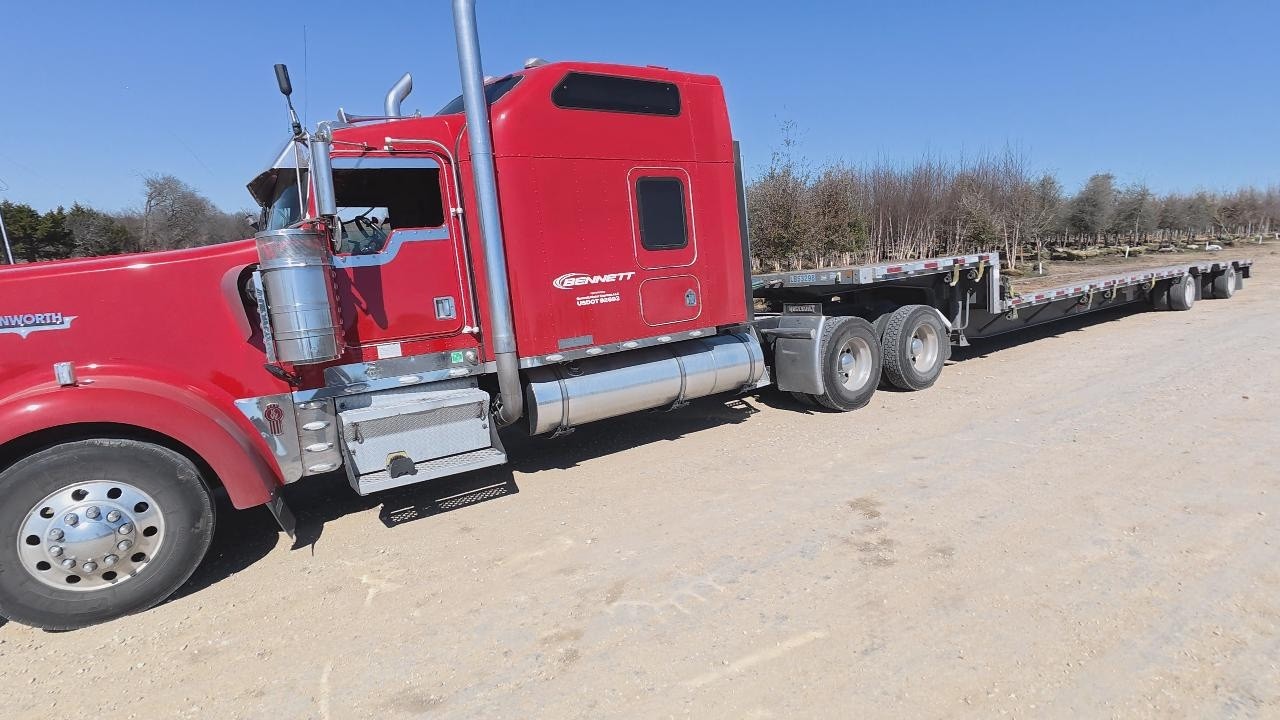 Gettin down to Texas to get unloaded. Trees pt.2
