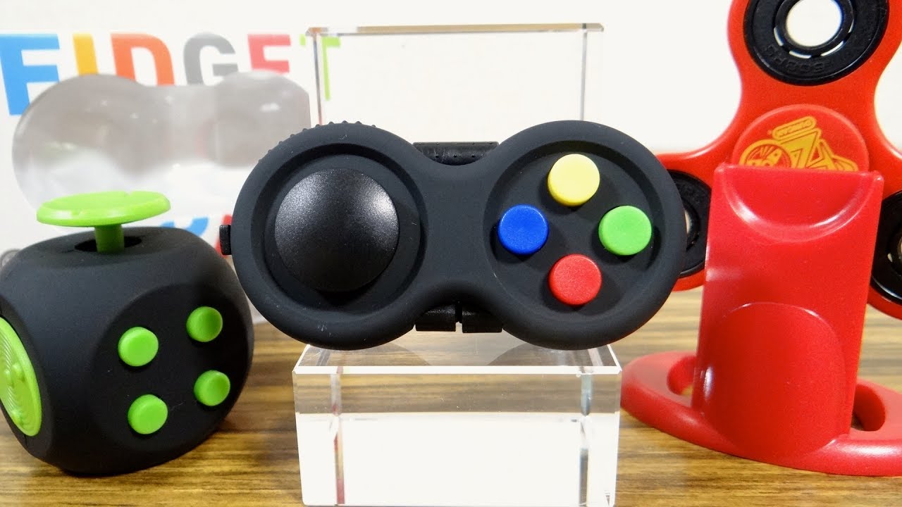 エグゼイドの胸っぽいww 第3のフィジェットが神玩具だった！フィジェットパッド レビュー！8ギミック搭載で1個500円！？ハンドスピナー フィジェットキューブ