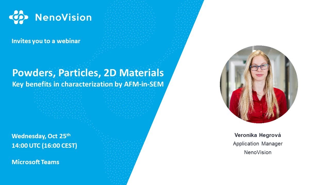 Powders and Particles, and 2D materials webinar - October 2023