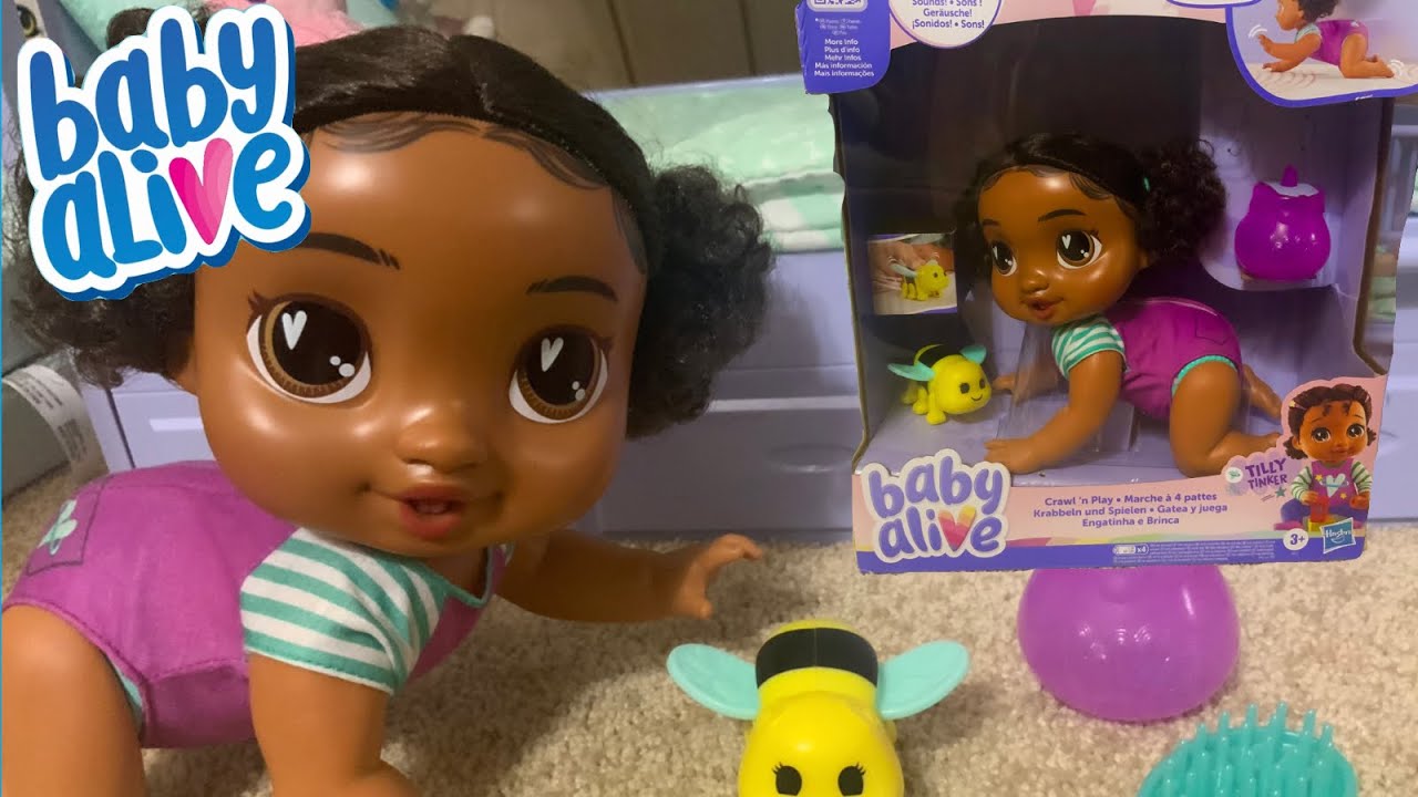 NEW Baby Alive Crawl N’ Play Tilly Tinker Doll Unboxing + Review