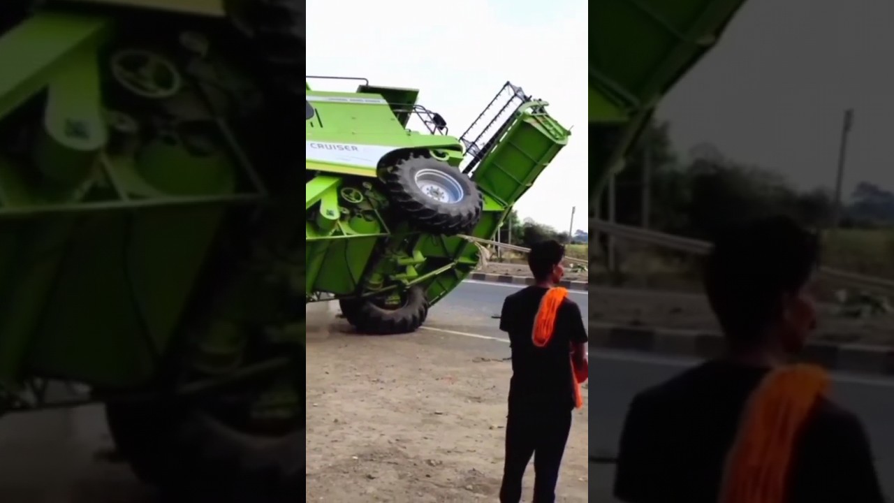 Harvester Ka Accident Ho Gya 😭😭
