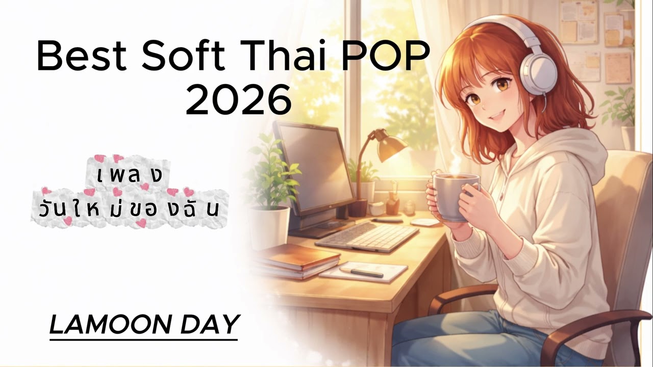 เพลง Pop เบา ๆฟังสบาย ทำงาน ขับรถ อ่านหนังสือ เปิดยาวได้ทั้งวัน Soft Thai Pop 2026 คาเฟ่ ออฟฟิศ