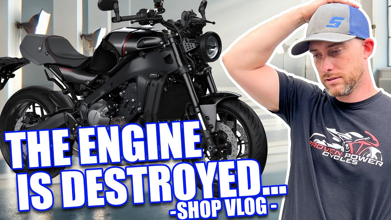 2023 Yamaha XSR900 Is In Trouble... - Shop Vlog