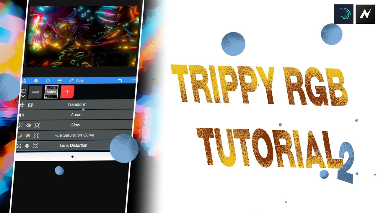 Trippy RGB Effect (Updated.) - Node Video & Alight Motion Tutorial