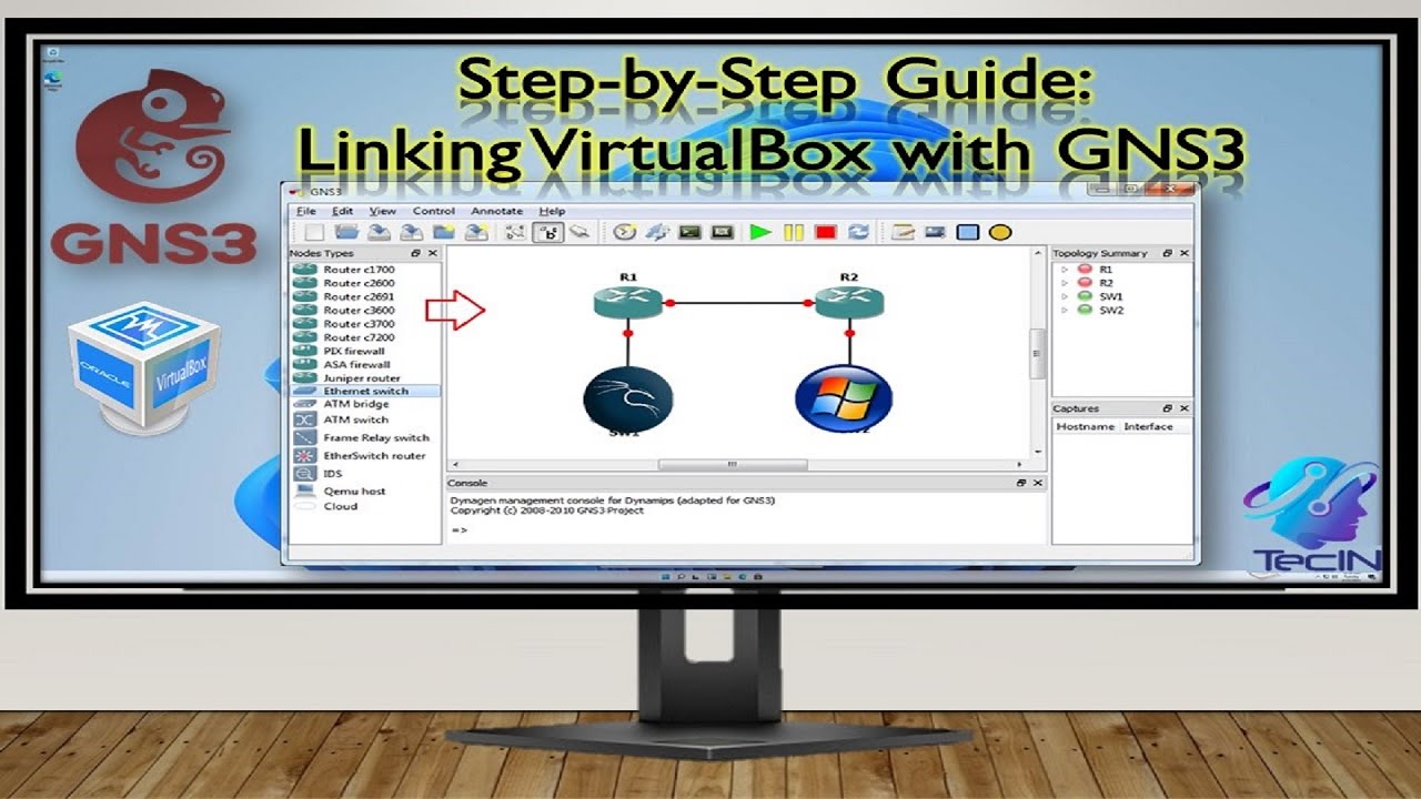 Connect VirtualBox to GNS3 and Build a Basic Network with Router and Kali Linux