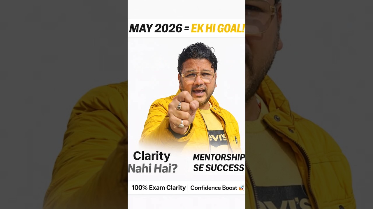 Struggling for May 26? One Decision Turns Failure into Success — Join India’s No.1 1-to-1 Mentorship