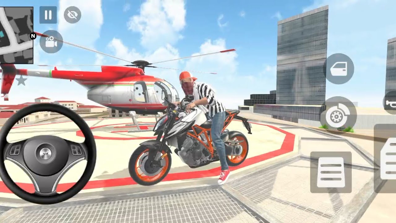 🎮Franklin order by 2️⃣ BMW bike and 2️⃣ Jeep in Indian 🇮🇳Auto simulator bike 💥Theft